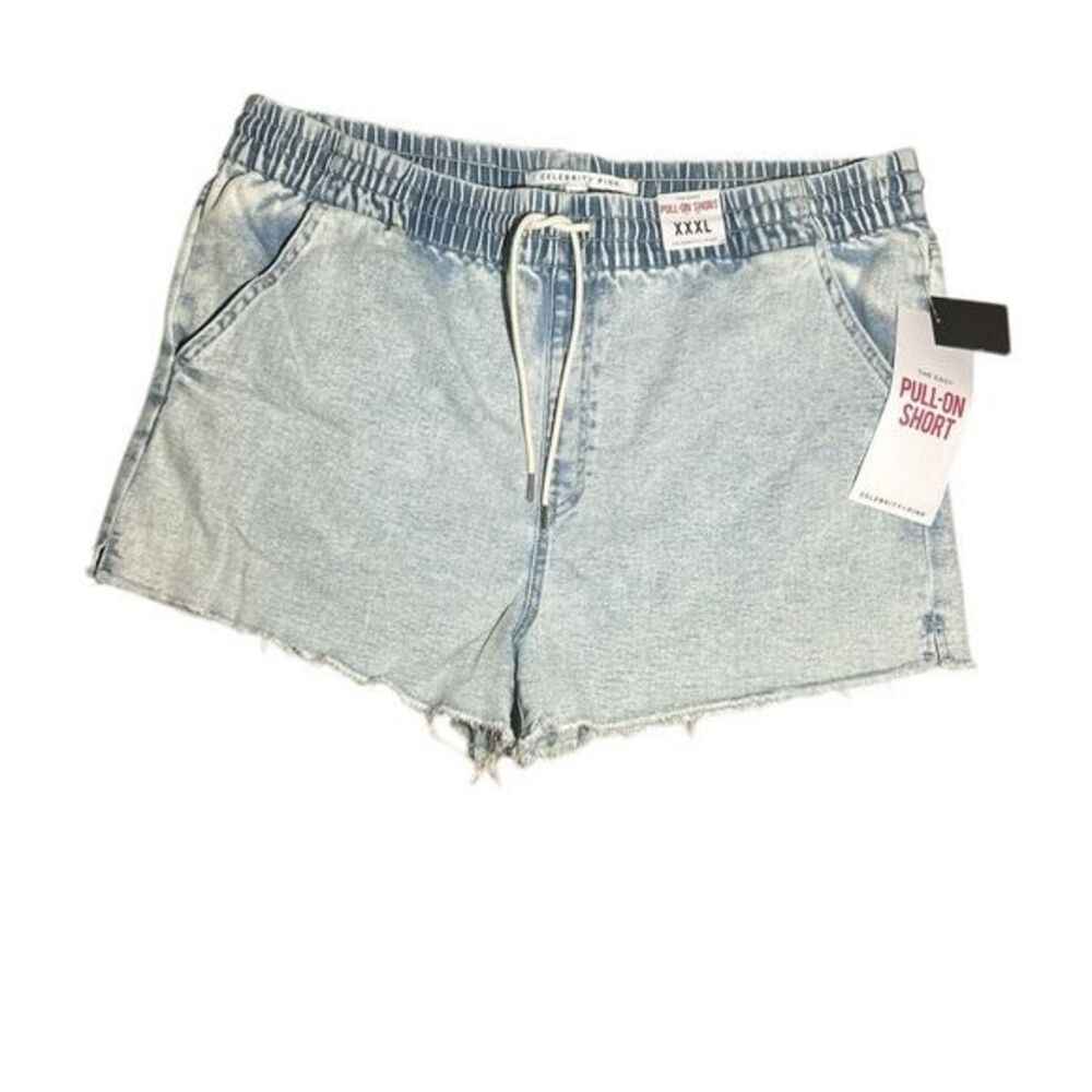 Celebrity Pink Light Blue Jean Shorts